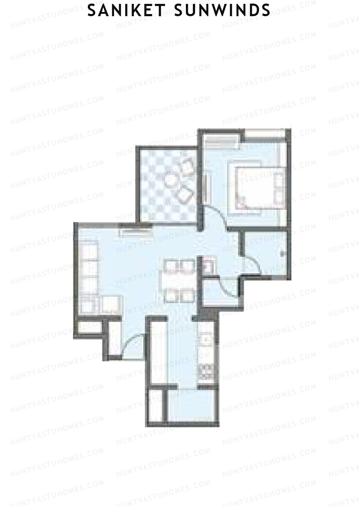 Saniket Sunwinds Wing A Unit 4 Floor Plan
