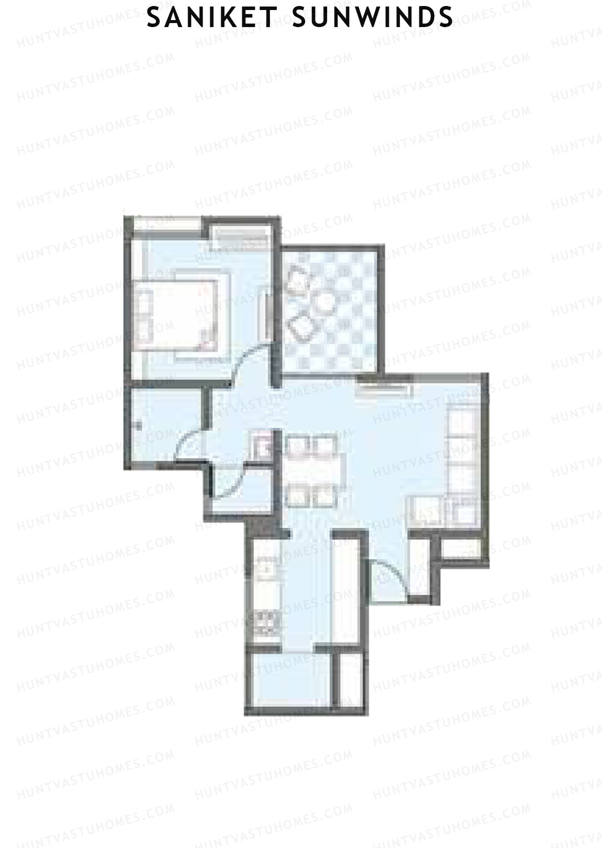 Saniket Sunwinds Wing A Unit 5 Floor Plan
