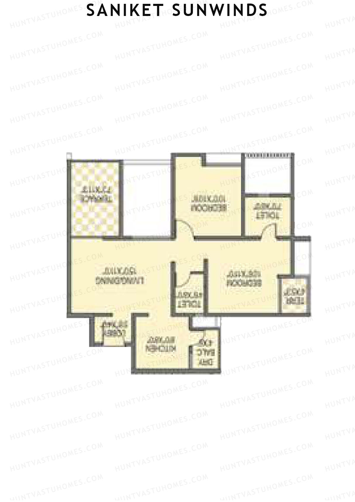 Saniket Sunwinds Wing A Unit 6 Floor Plan