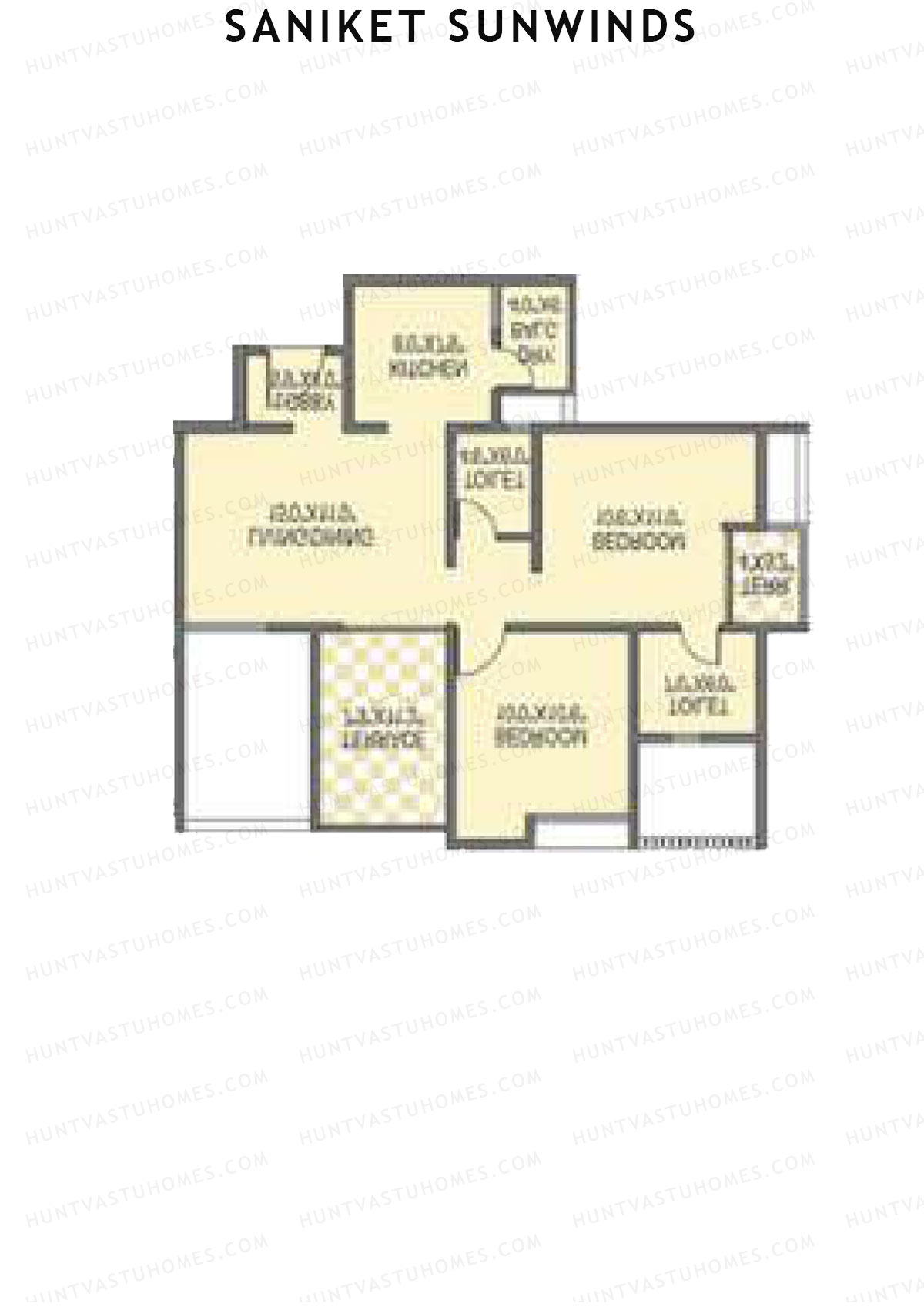 Saniket Sunwinds Wing A Unit 7 Floor Plan