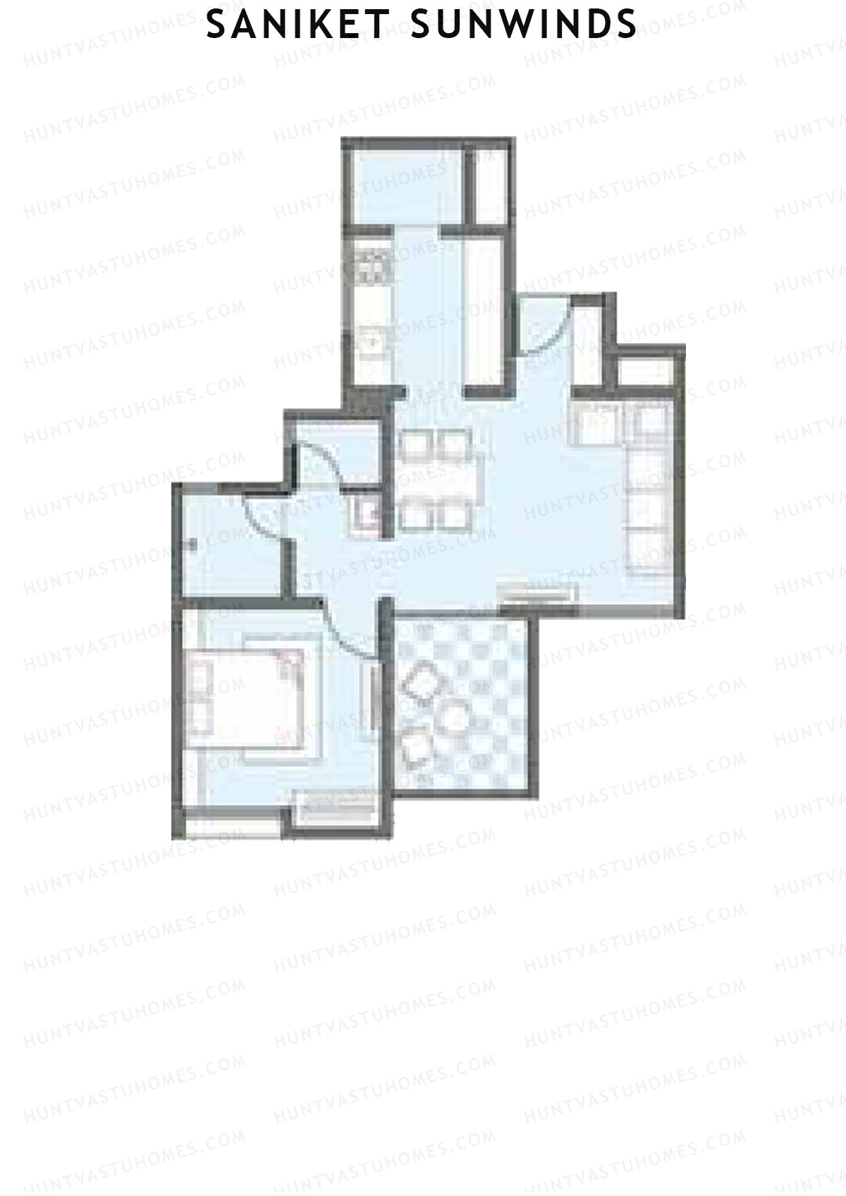 Saniket Sunwinds Wing A Unit 8 Floor Plan