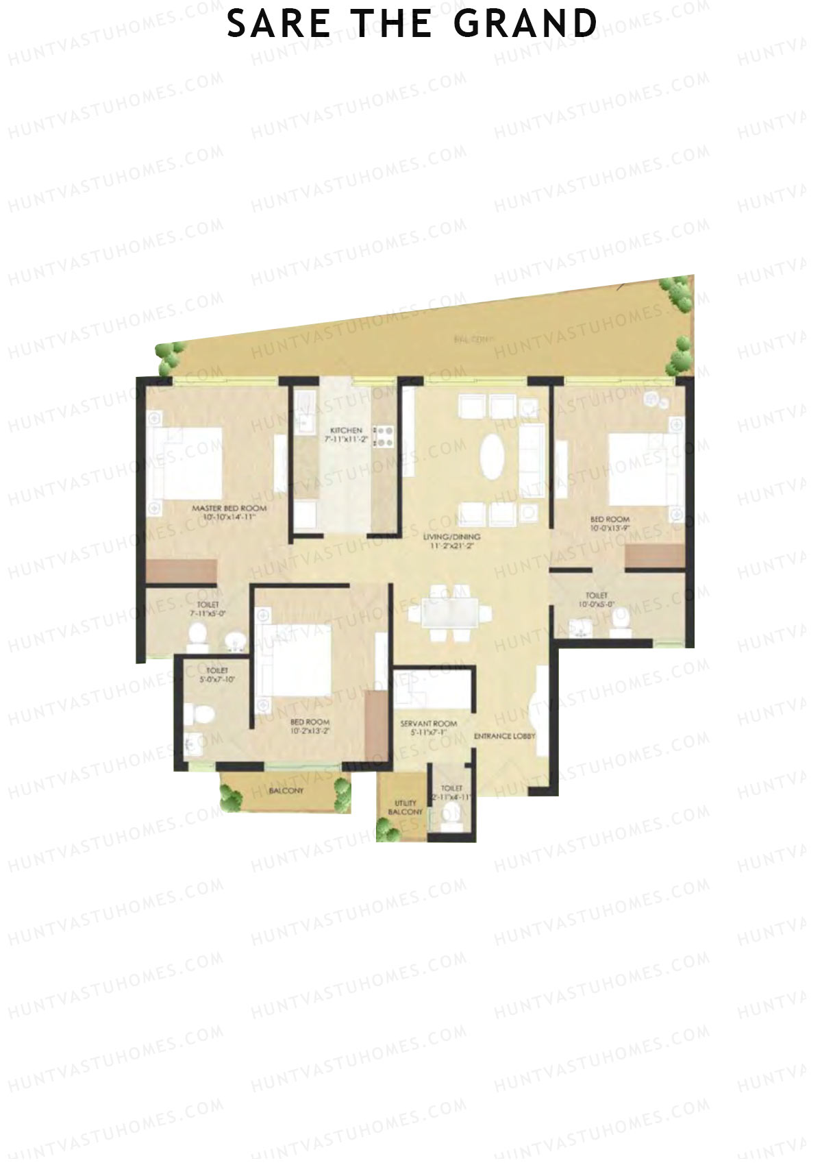 Sare The Grand Tower G1 Unit 4 Floor Plan
