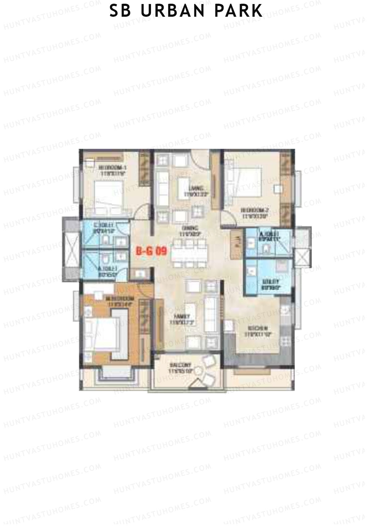 SB Urban Park Block A Unit 10 Floor Plan