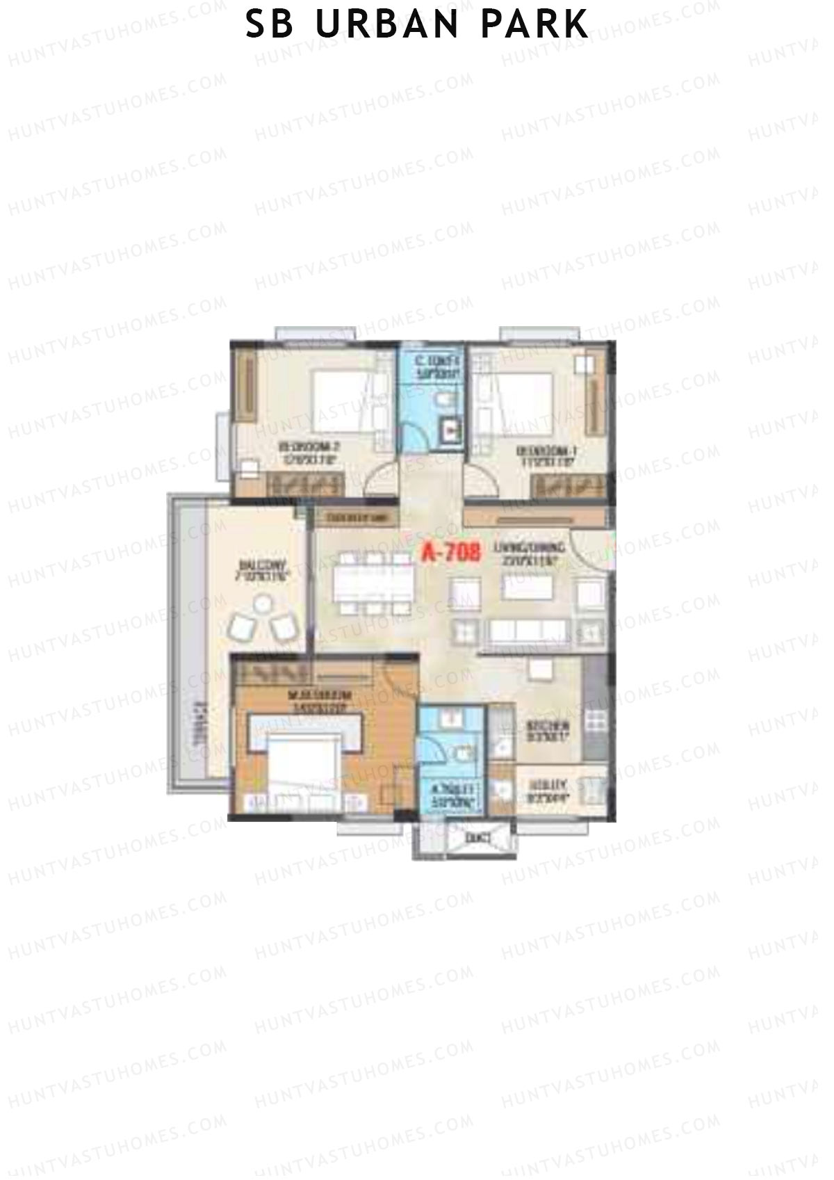 SB Urban Park Block A Unit 6 Floor Plan