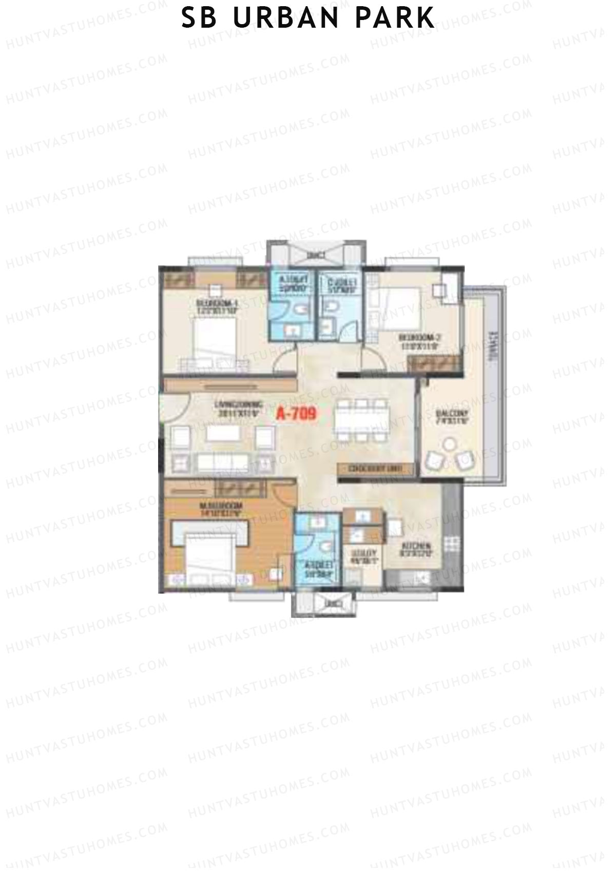 SB Urban Park Block A Unit 9 Floor Plan