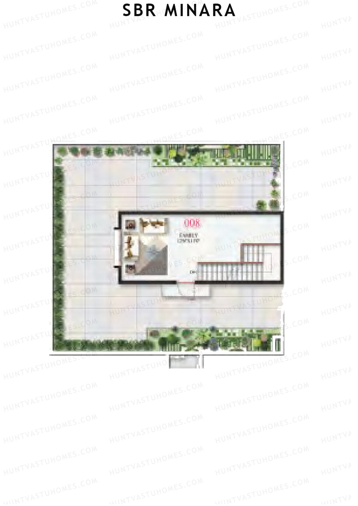 SBR Minara Tower B Unit 8 (Penthouse) Floor Plan