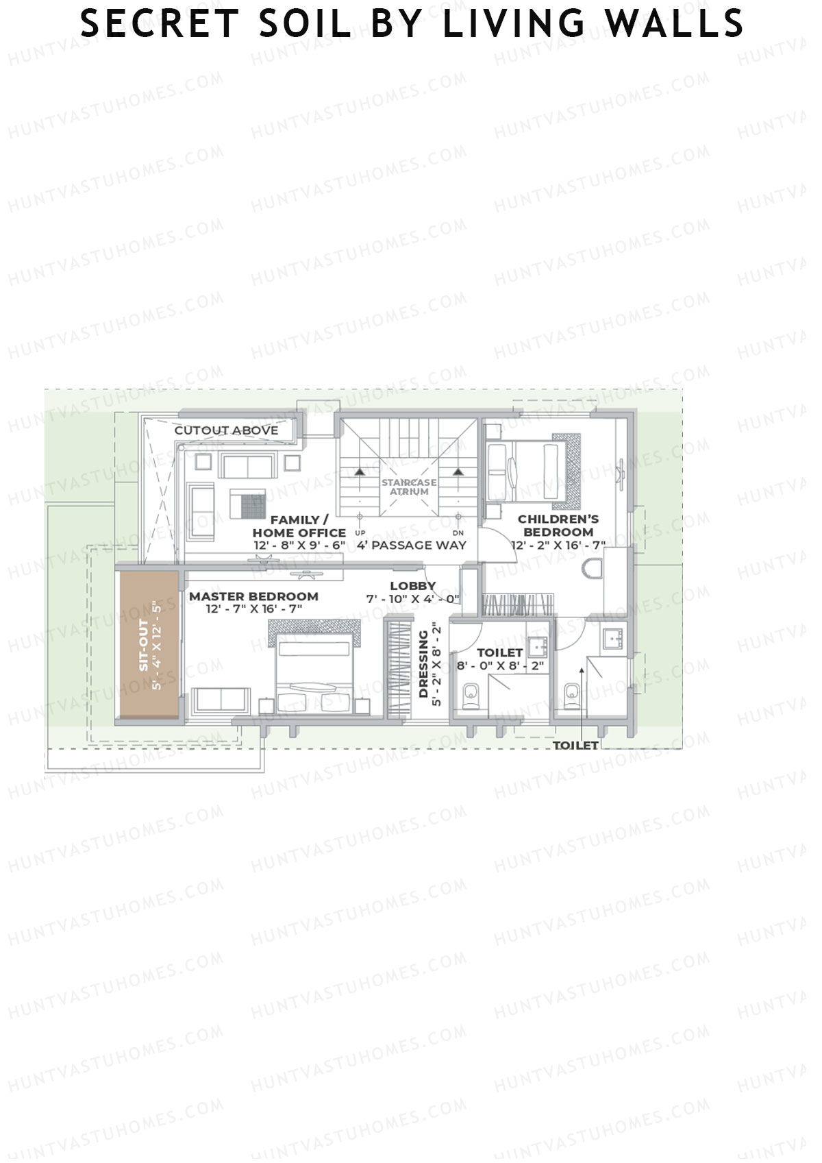 Secret Soil By Living Walls Villa H1-H2 Unit H2 (Villa) Floor Plan
