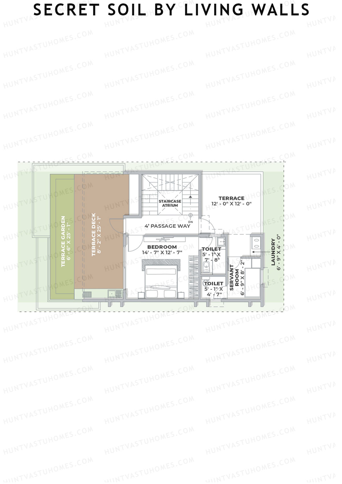 Secret Soil By Living Walls Villa H1-H2 Unit H2 (Villa) Floor Plan