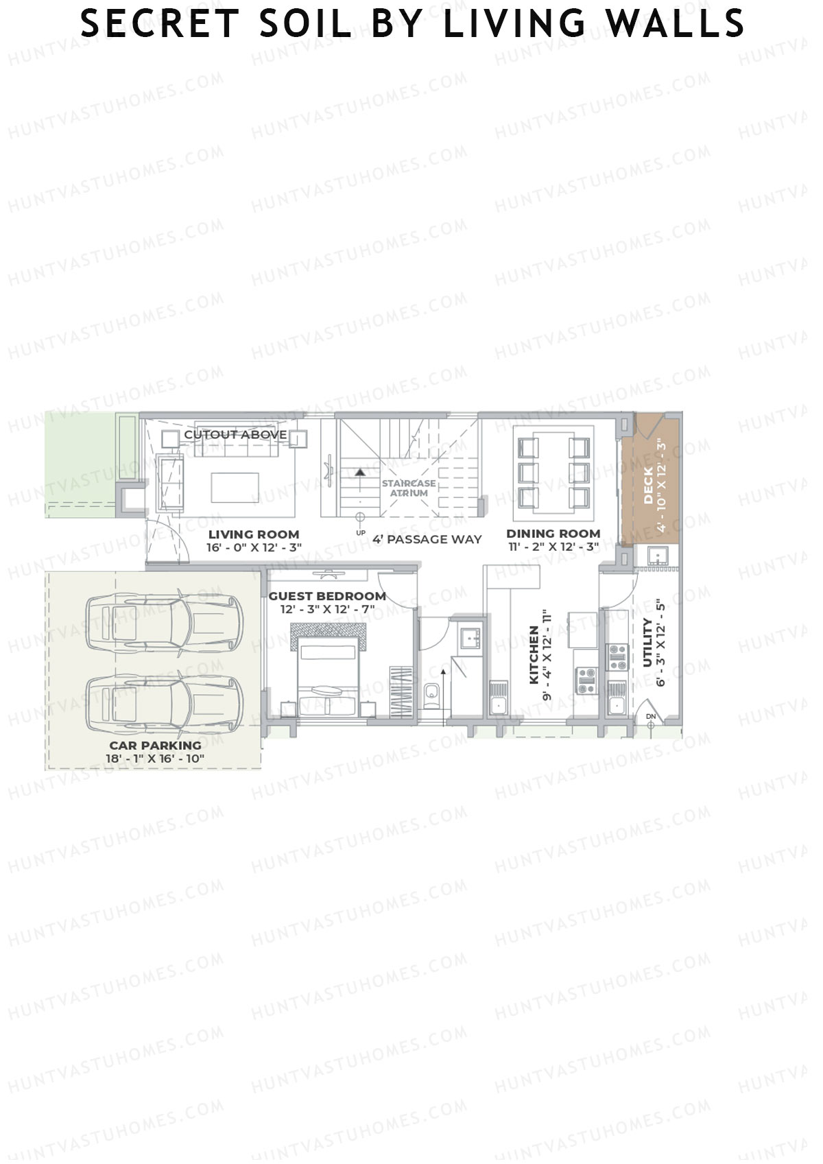 Secret Soil By Living Walls Villa H1-H2 Unit H2 (Villa) Floor Plan