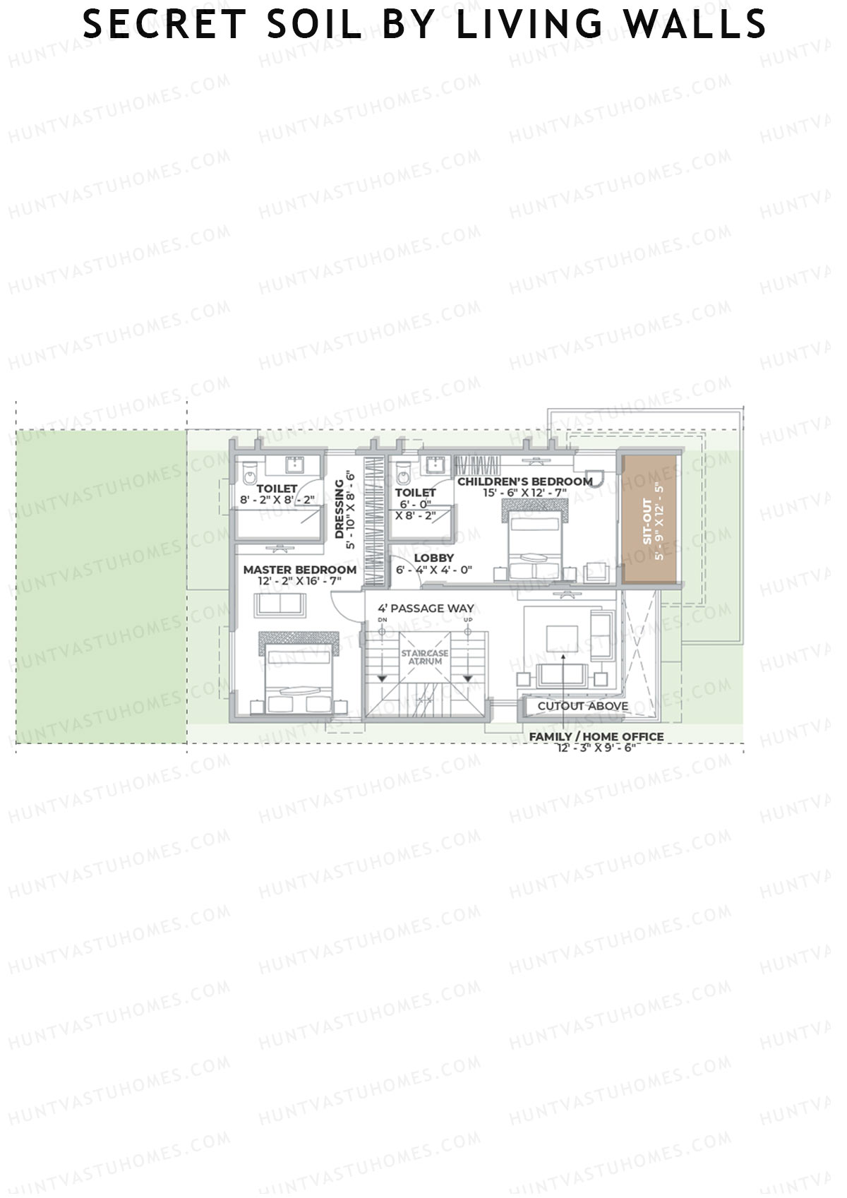 Secret Soil By Living Walls Villa H4-H6 Unit H4 (Villa) Floor Plan