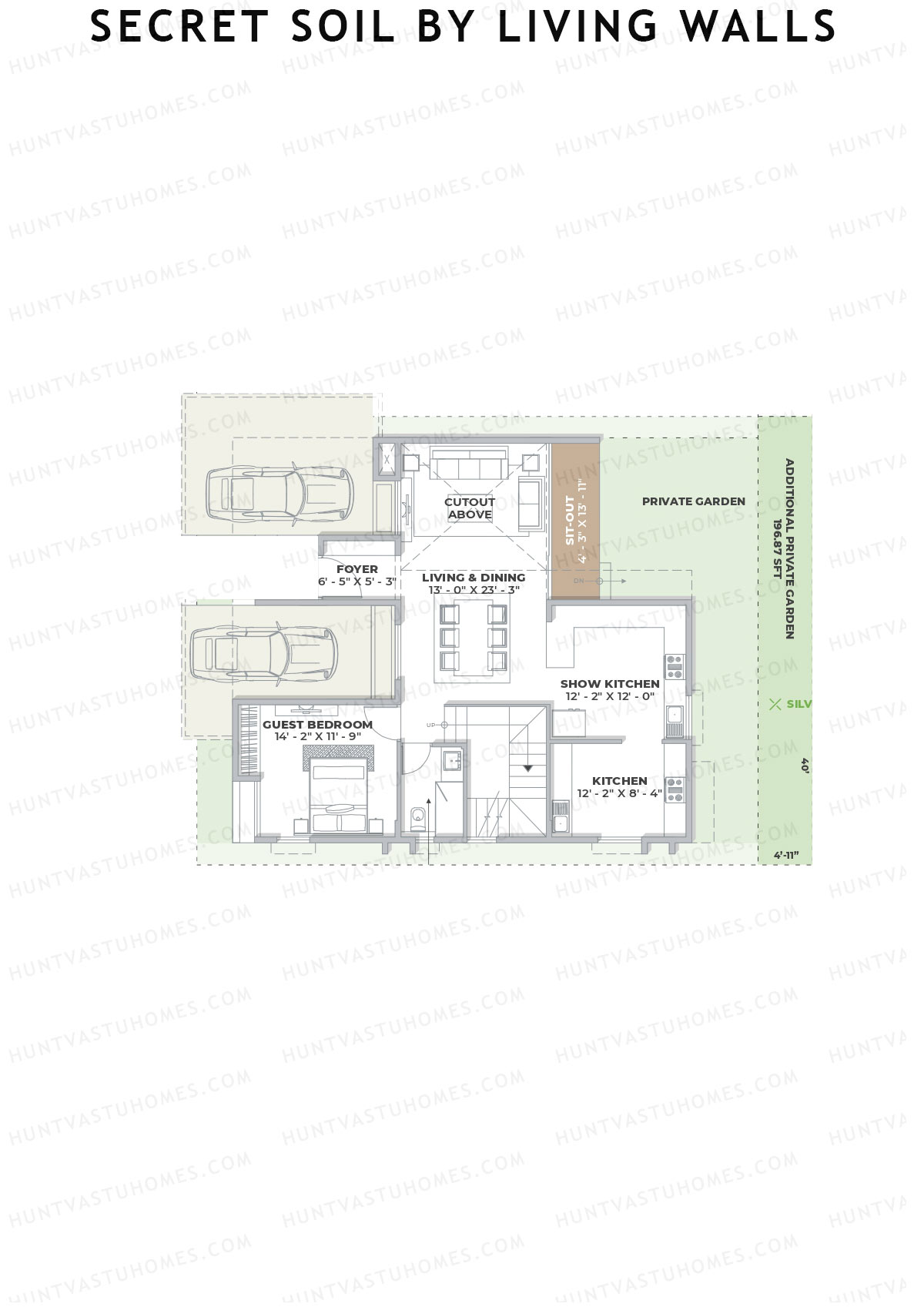 Secret Soil By Living Walls Villa H60-H63 Unit H63 (Villa) Floor Plan