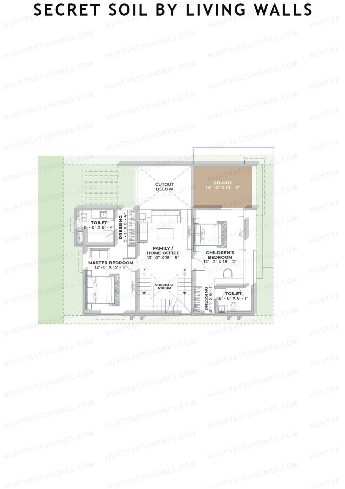 Secret Soil By Living Walls Villa H65-H68 Unit H65 (Villa) Floor Plan