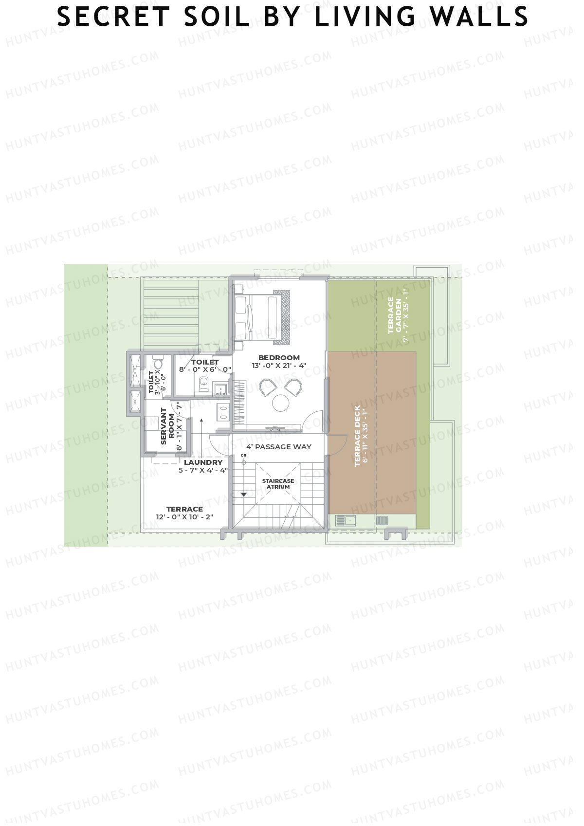 Secret Soil By Living Walls Villa H65-H68 Unit H68 (Villa) Floor Plan