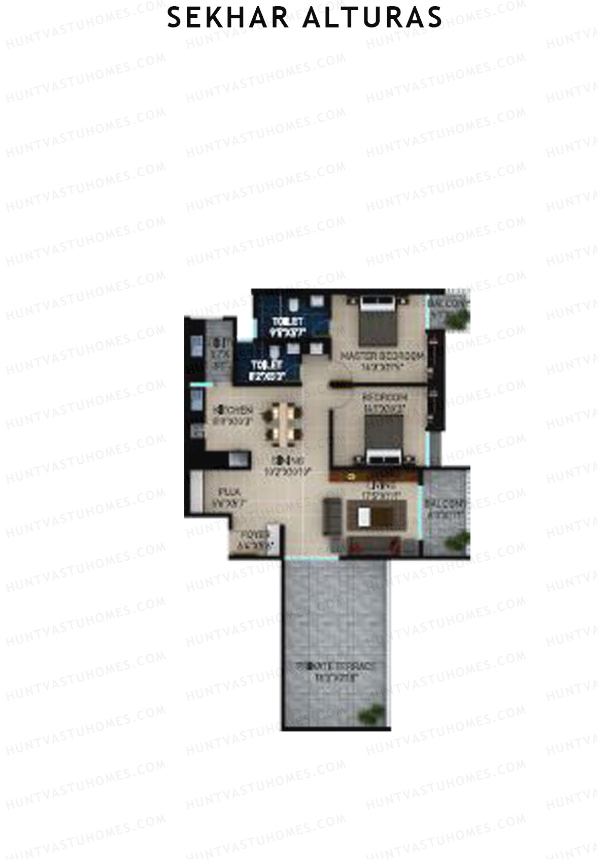 Sekhar Alturas Tower A Unit 12 Floor Plan