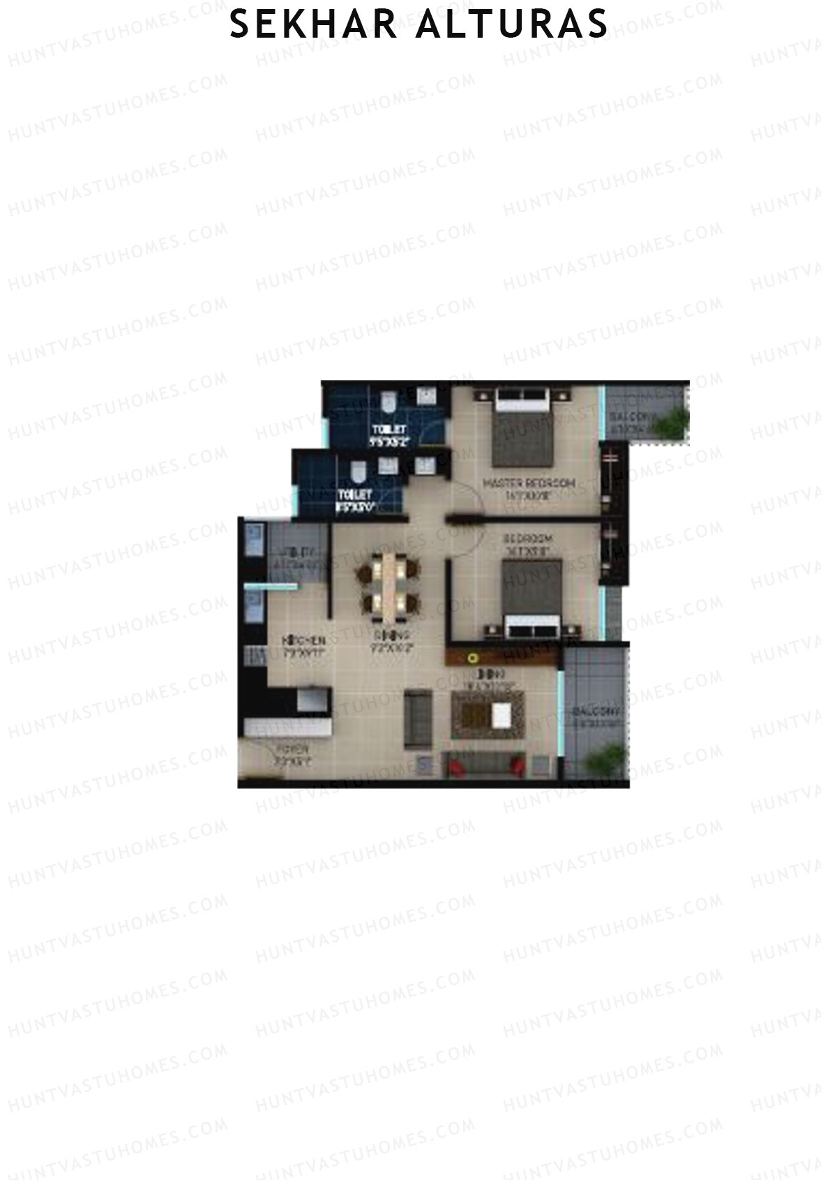 Sekhar Alturas Tower A Unit 7 Floor Plan