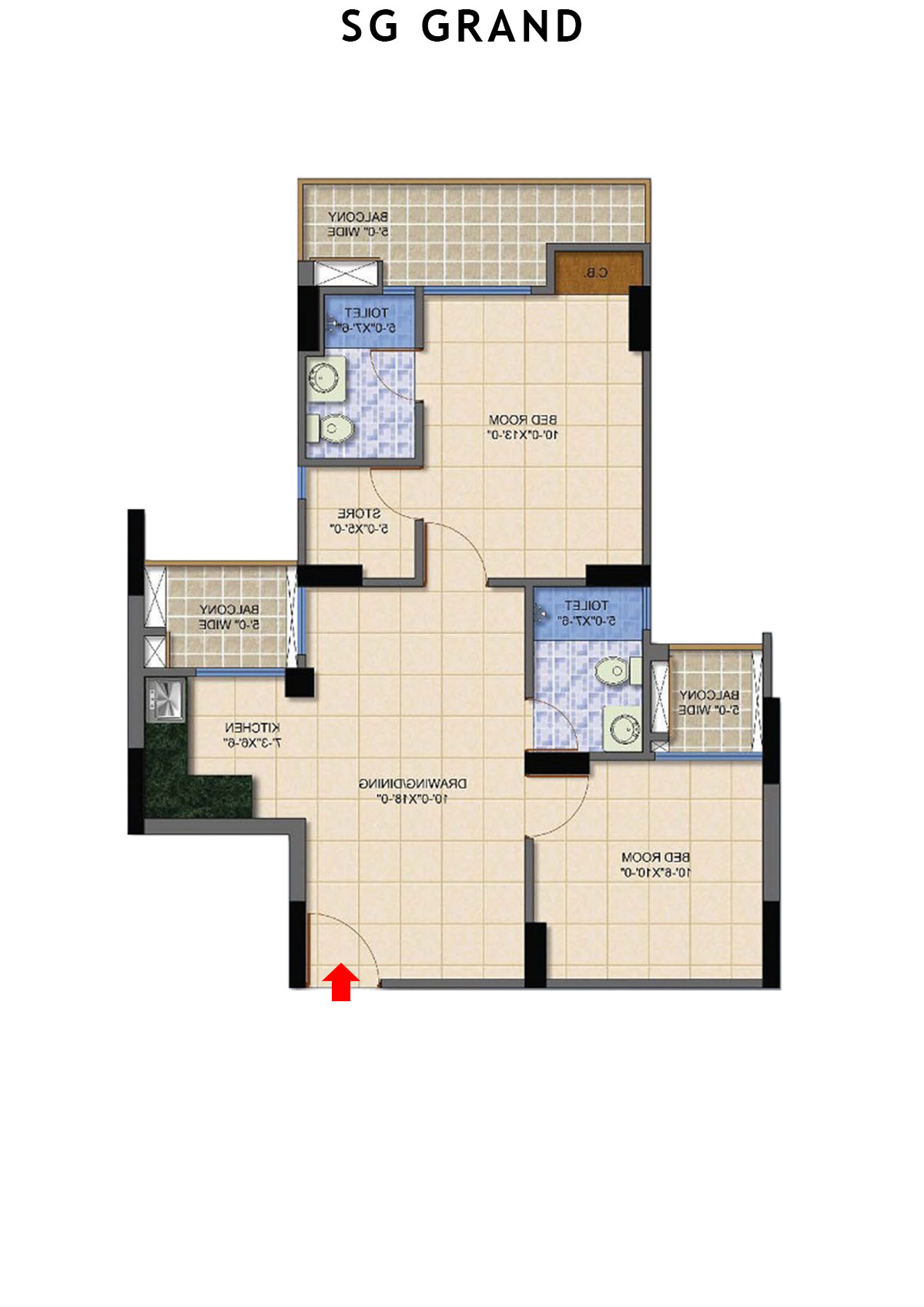 Sg Grand Emerald Unit 3 Floor Plan