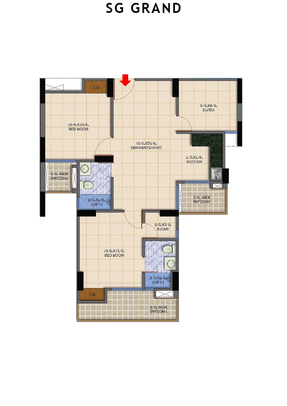 Sg Grand Emerald Unit 5 Floor Plan