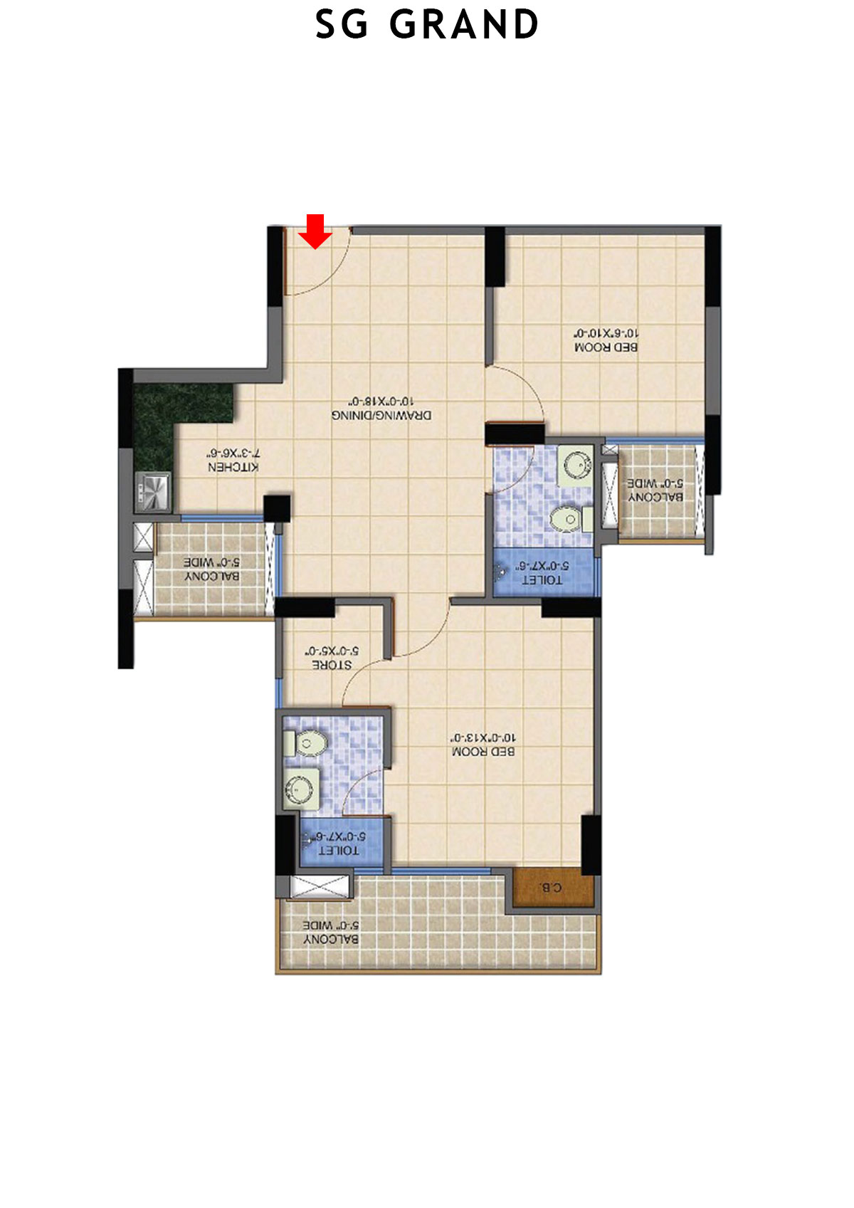 Sg Grand Emerald Unit 6 Floor Plan