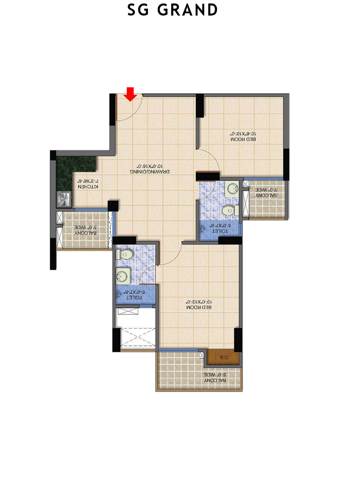 Sg Grand Pearl Unit 10 Floor Plan