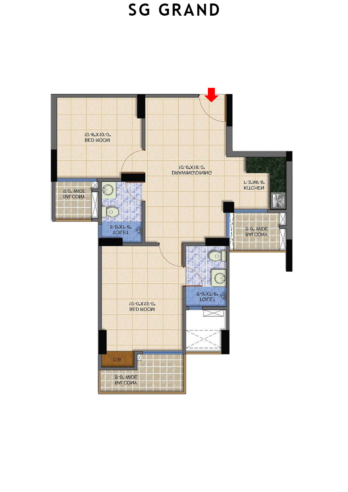 Sg Grand Pearl Unit 11 Floor Plan