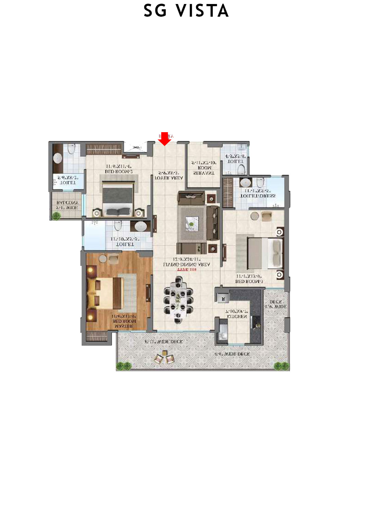 SG Vista Block B Unit 10 Floor Plan