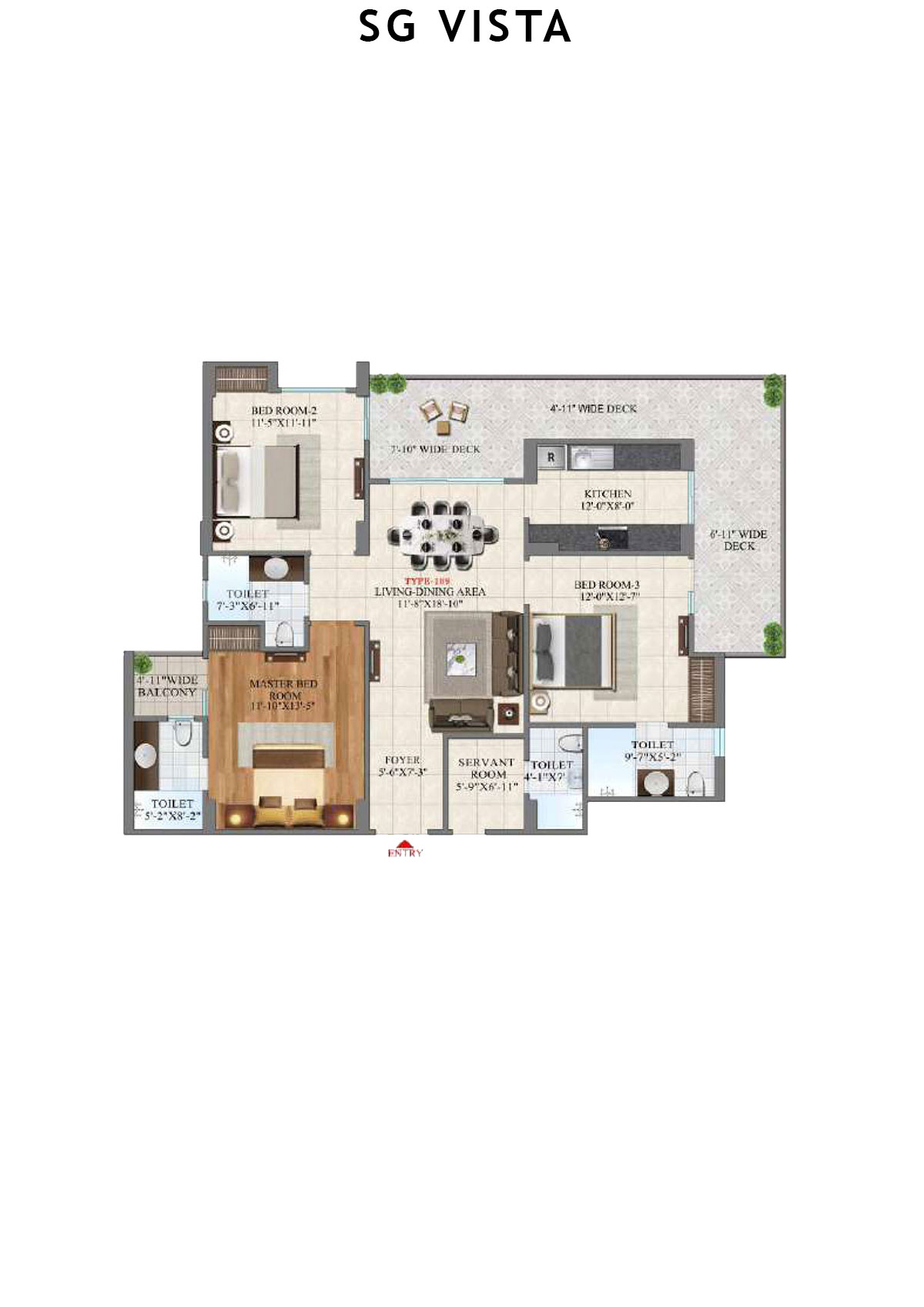 SG Vista Block B Unit 9 Floor Plan