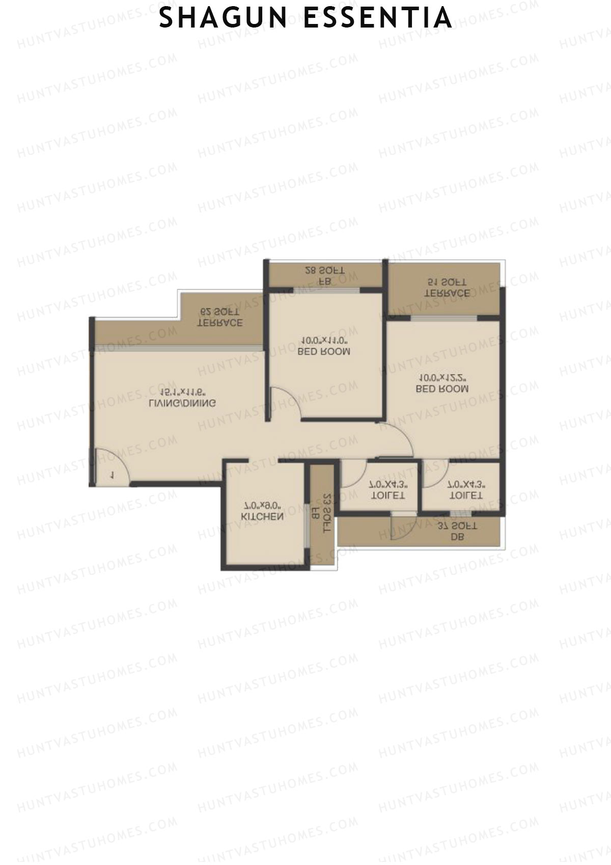 Shagun Essentia Tower A Unit 4 Floor Plan