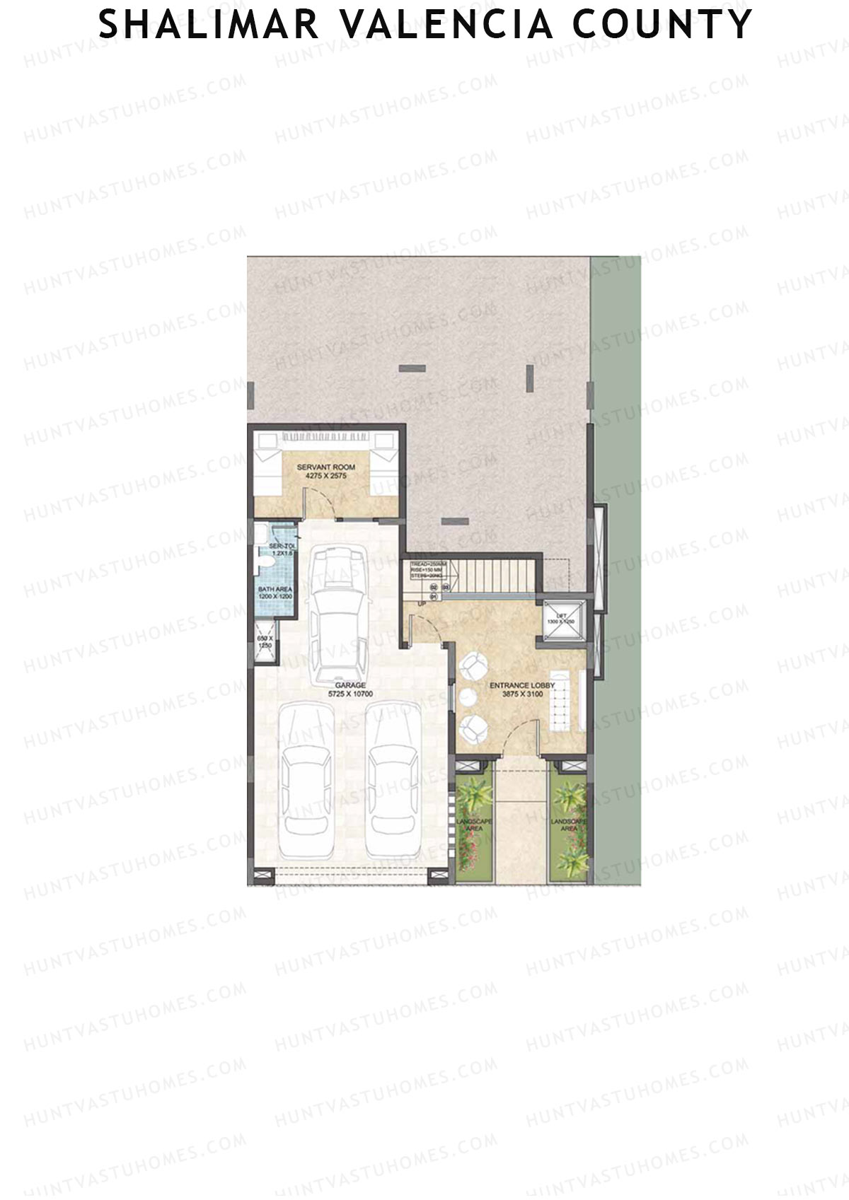 Shalimar Valencia County, Villas 32-46, Unit 32 (Villa), 4BHK, Super Area 4130   sq ft 