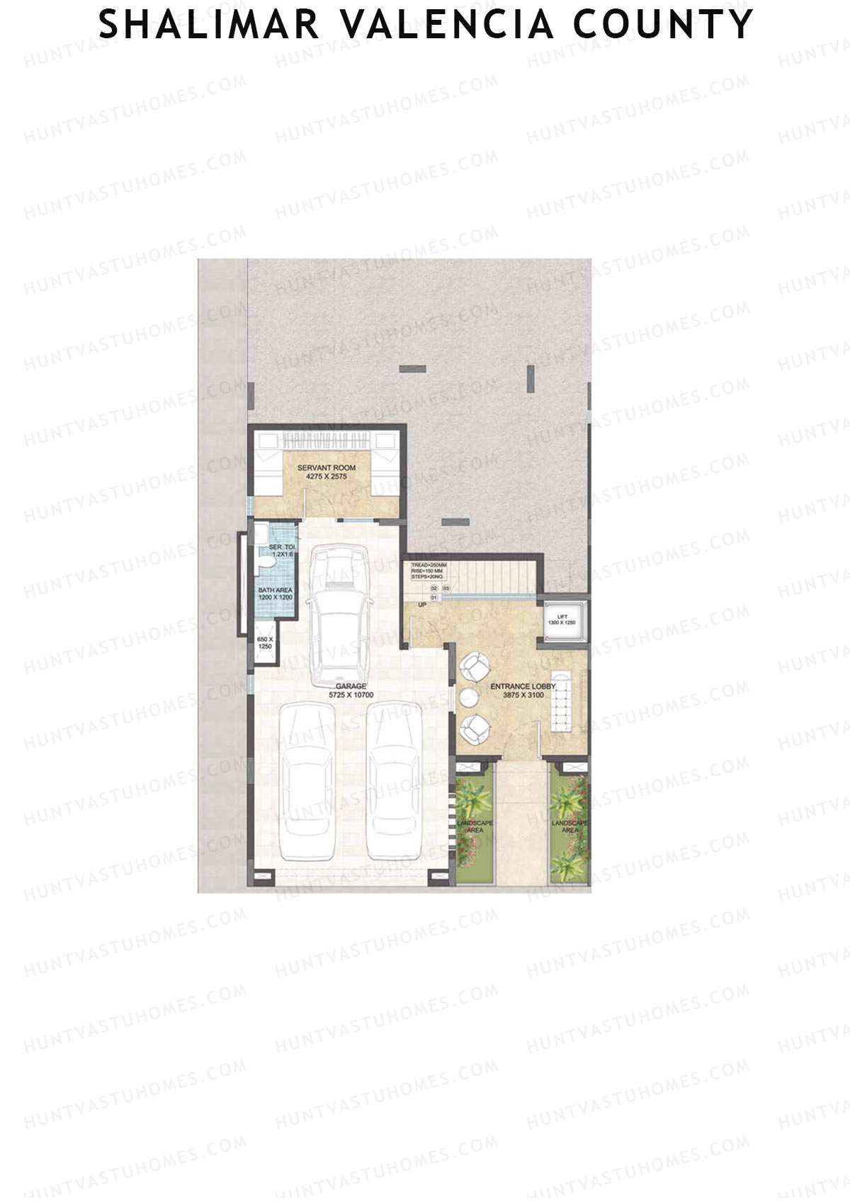 Shalimar Valencia County, Villas 32-46, Unit 46 (Villa), 4BHK, Super Area 4100   sq ft 