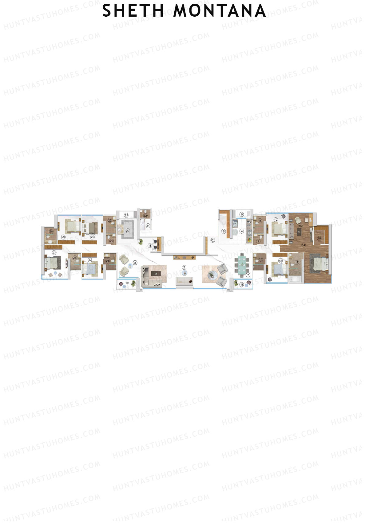 Sheth Montana Sierra Unit 2 Floor Plan