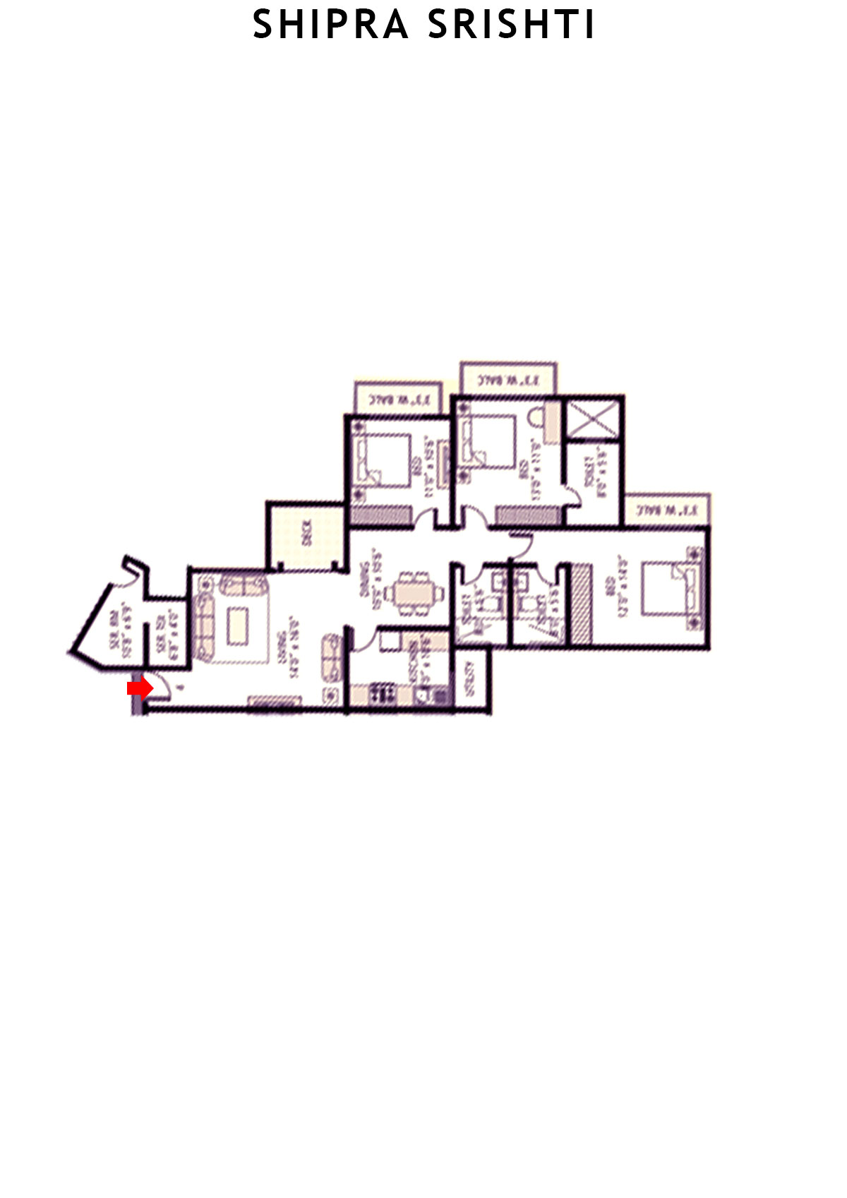 Shipra Srishti Kadam Unit 4 Floor Plan