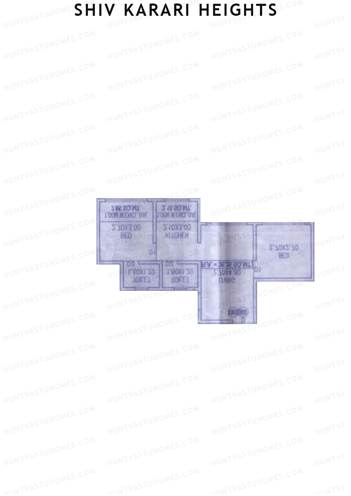 Shiv Karari Heights Wing A Unit 3 Floor Plan