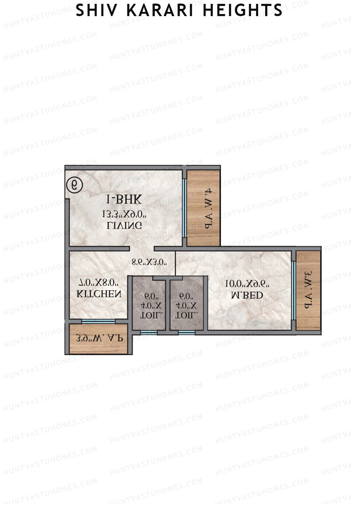 Shiv Karari Heights Wing A Unit 7 Floor Plan