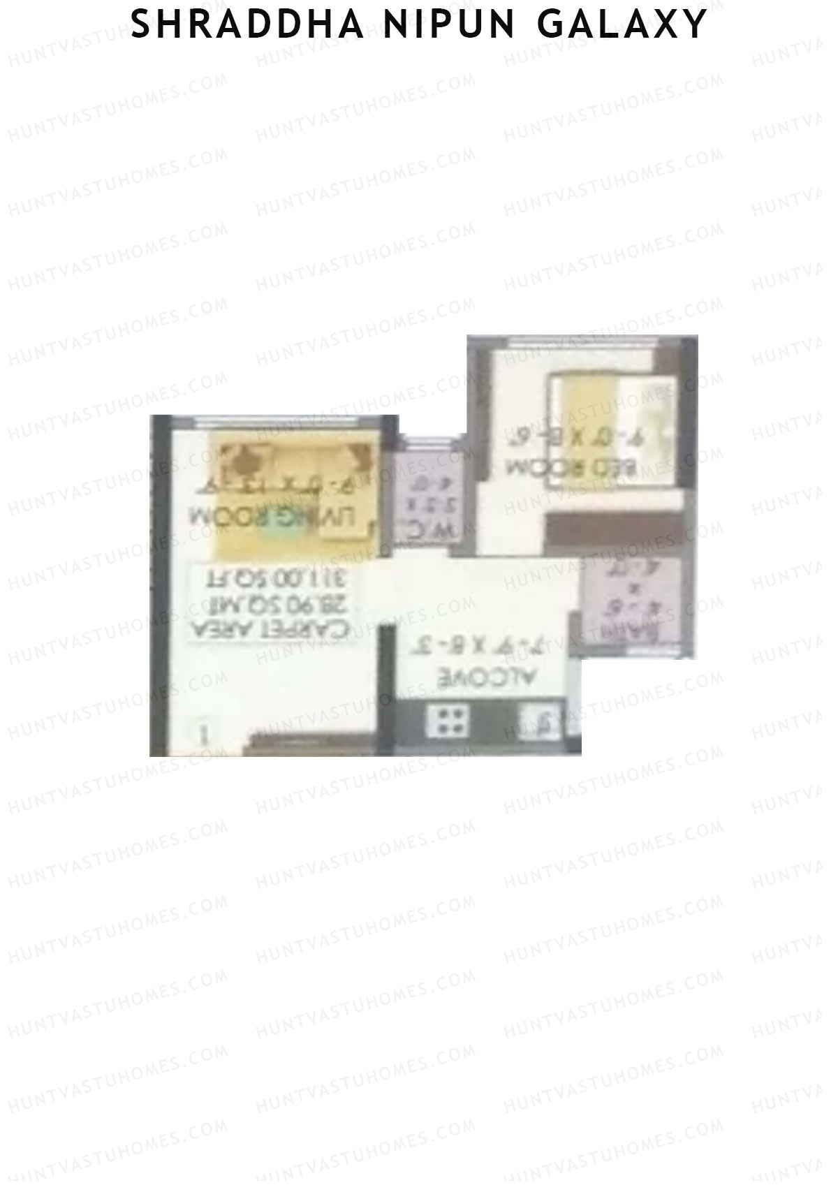 Shraddha Nipun Galaxy Wing C Unit 1 Floor Plan