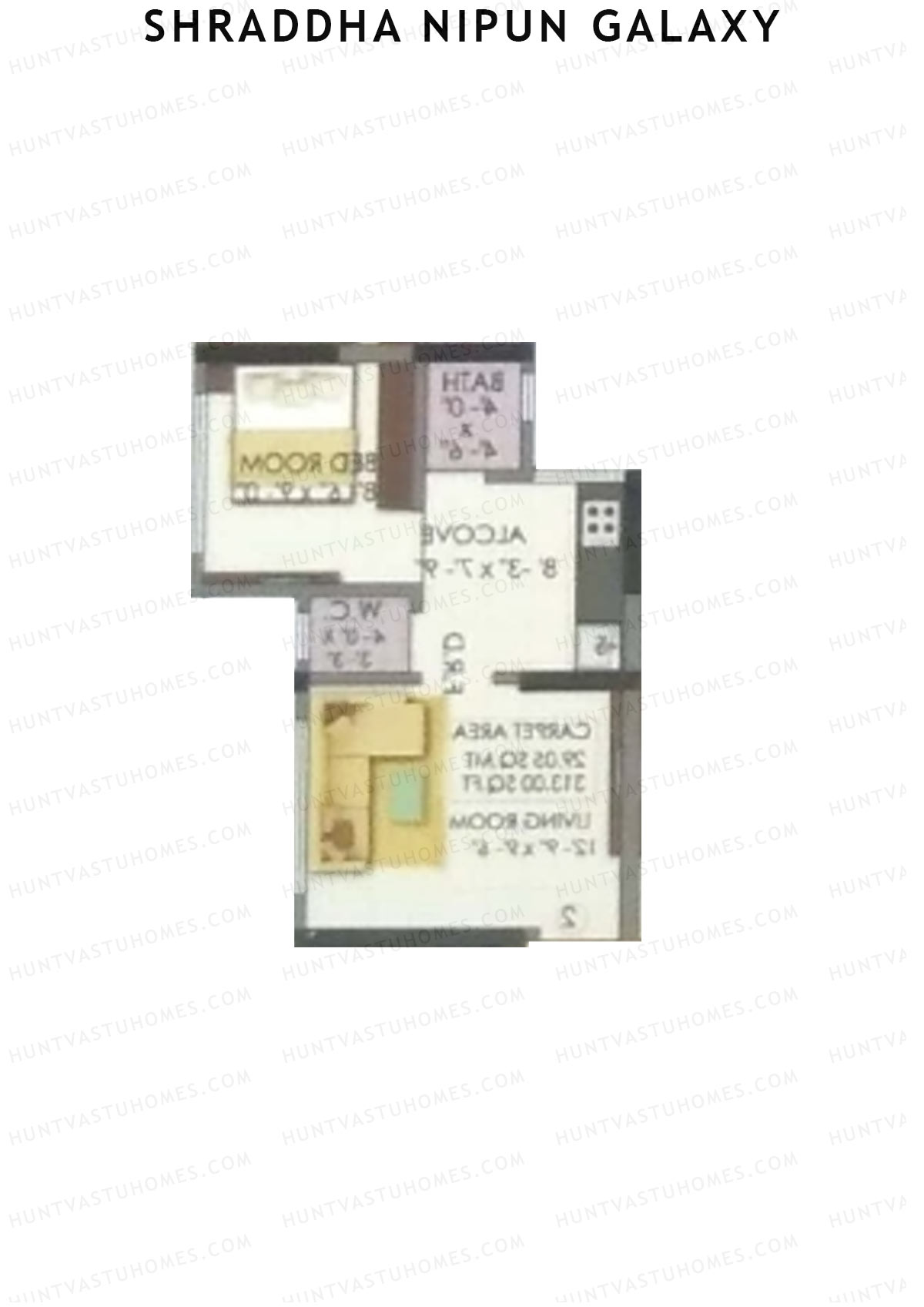 Shraddha Nipun Galaxy Wing D Unit 1 Floor Plan