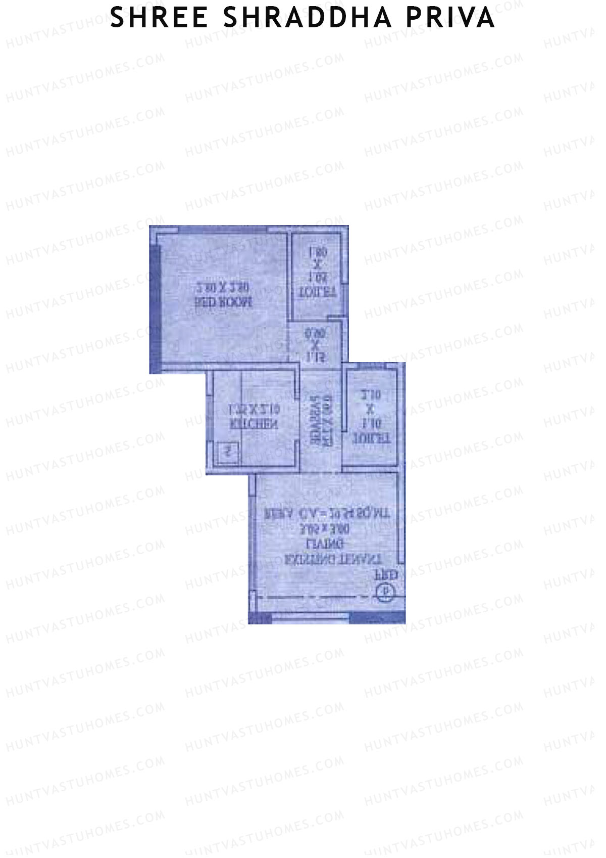 Shree Shraddha Priva Block A Unit 7 Floor Plan