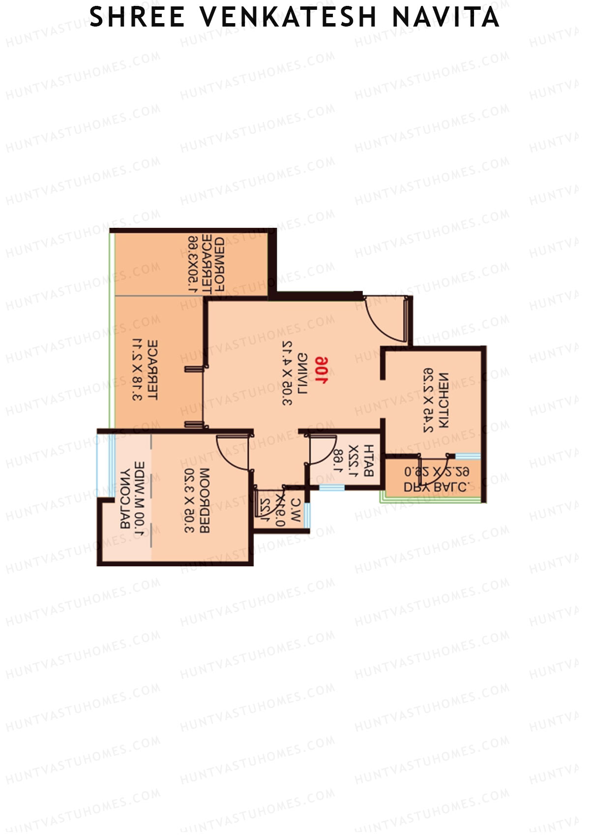 Shree Venkatesh Navita Wing A Unit 7 Floor Plan