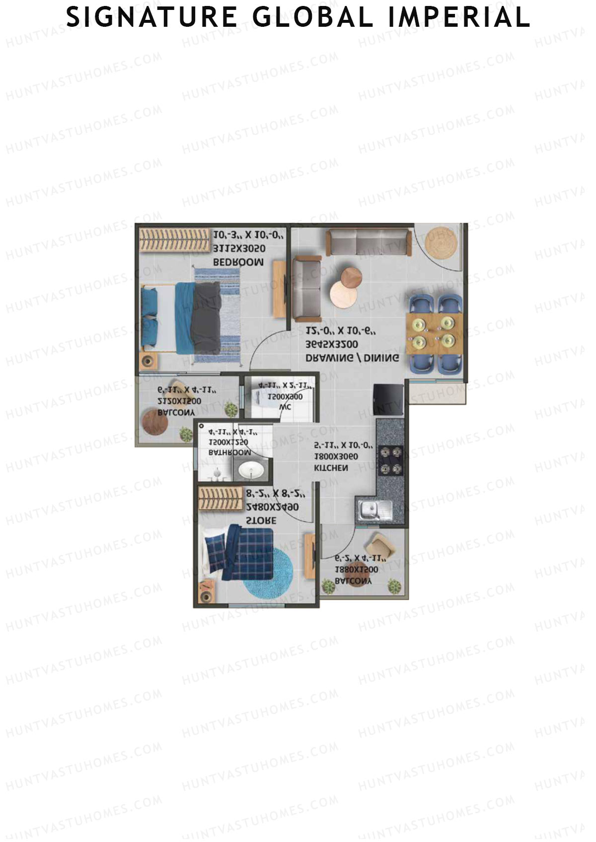 Signature Global Imperial Tower 7 Unit 6 Floor Plan