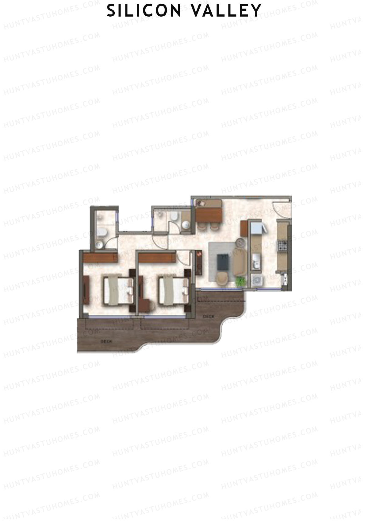 Silicon Valley Tower B Unit 3 Floor Plan