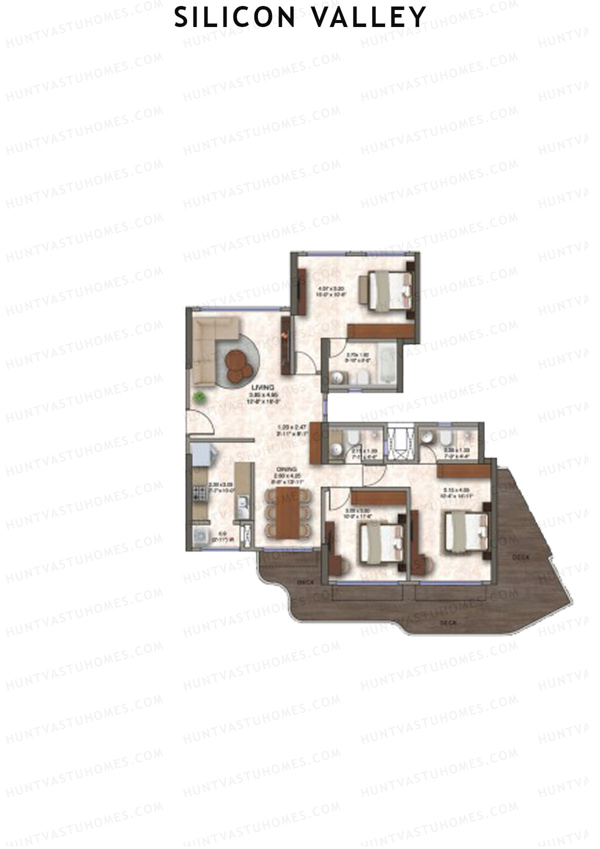 Silicon Valley Tower C Unit 7 Floor Plan
