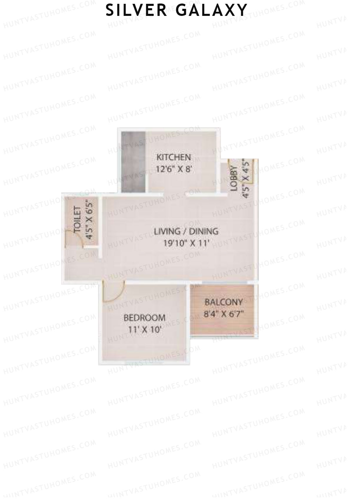 Silver Galaxy Tower B Unit 6 Floor Plan