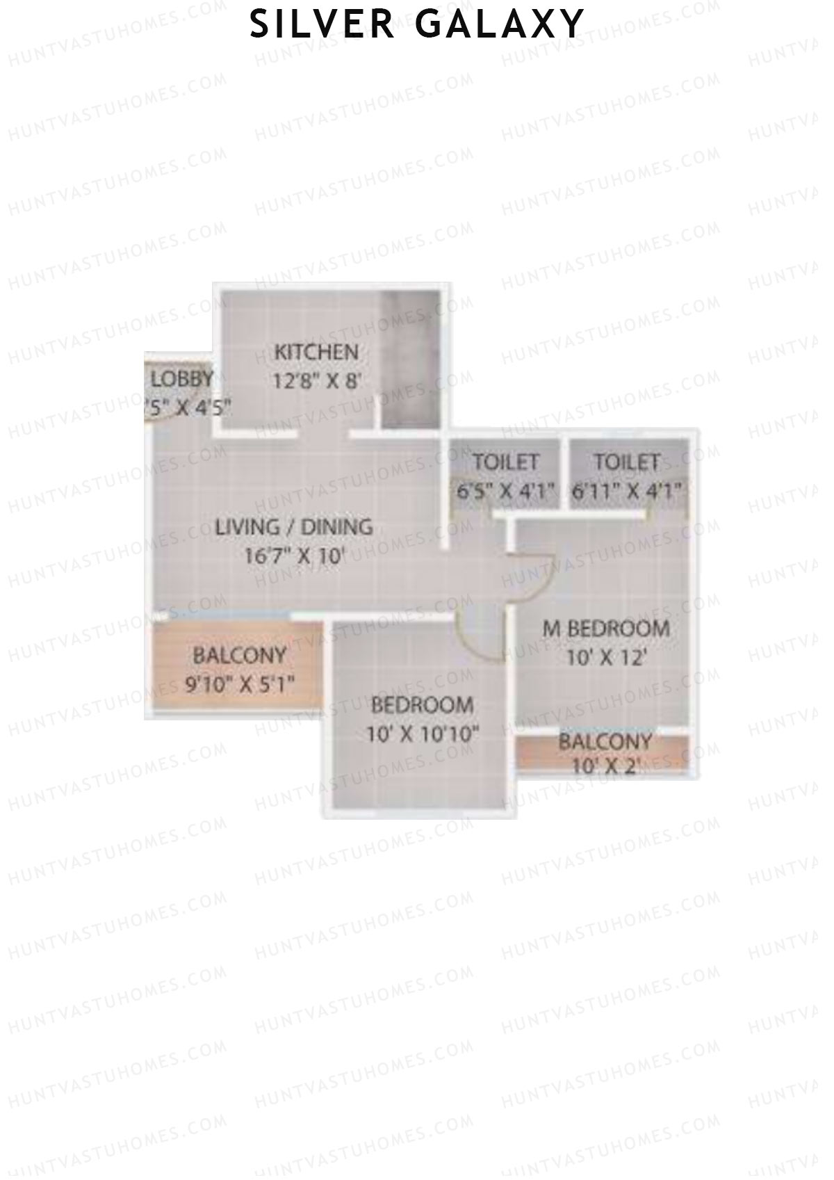 Silver Galaxy Tower C Unit 6 Floor Plan