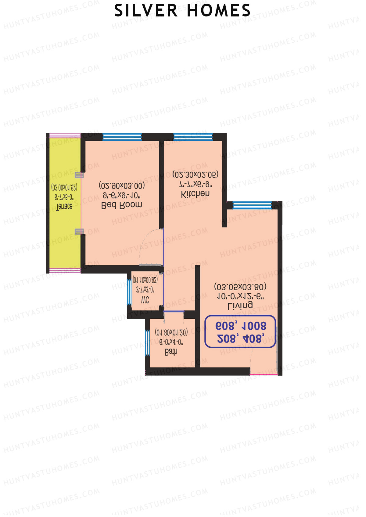Silver Homes Tower A Unit 3 Floor Plan