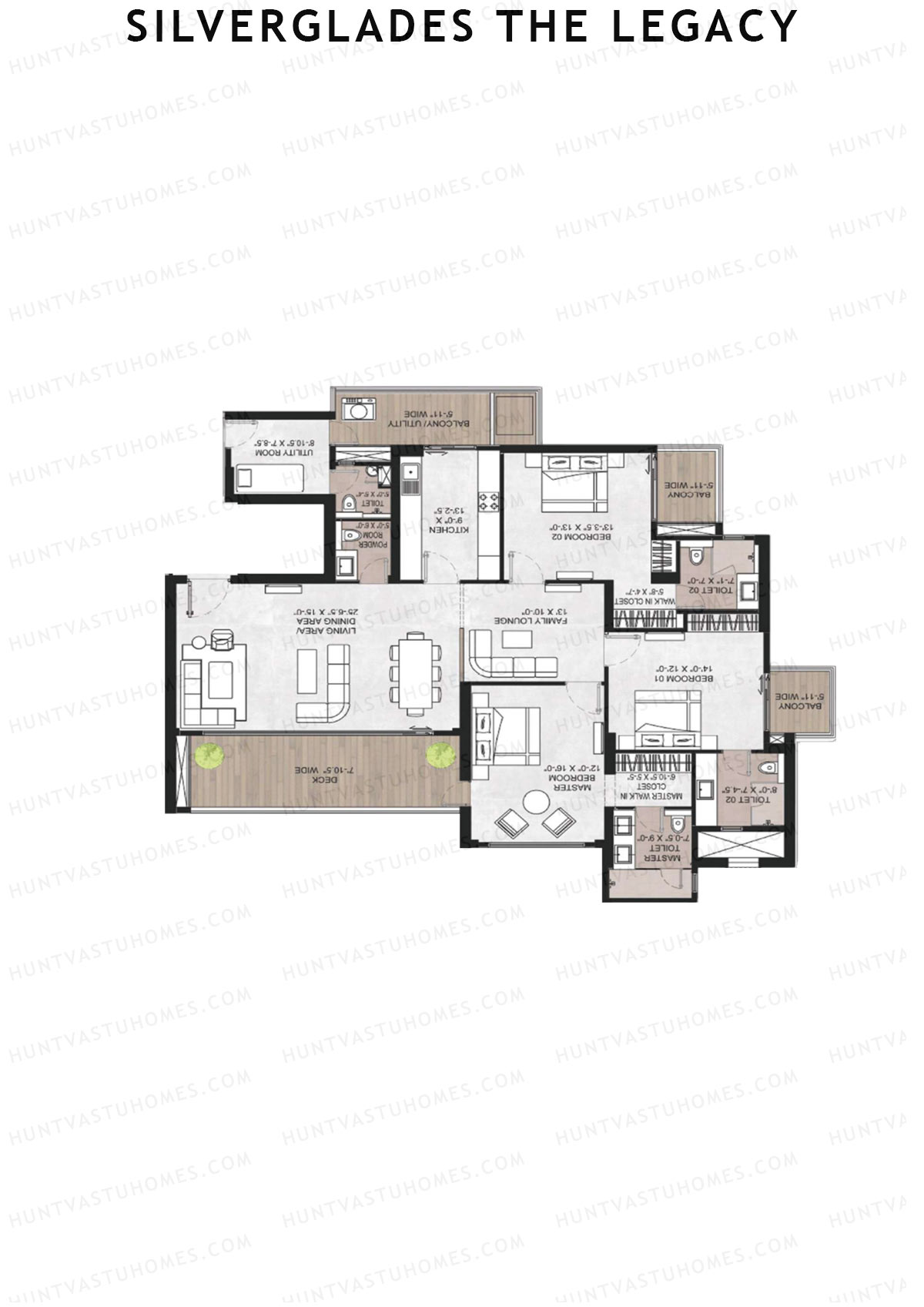 Silverglades The Legacy Tower A Unit 1 Floor Plan