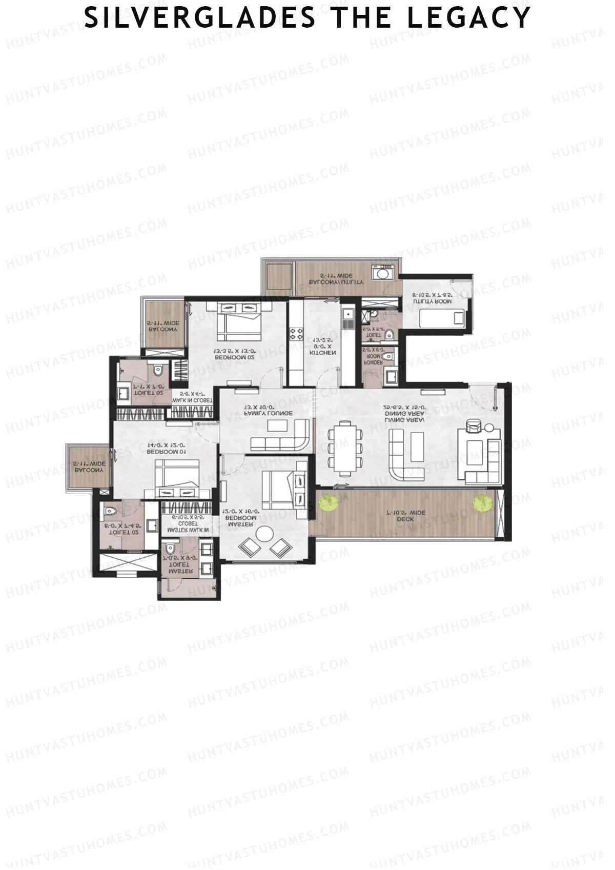 Silverglades The Legacy Tower A Unit 2 Floor Plan