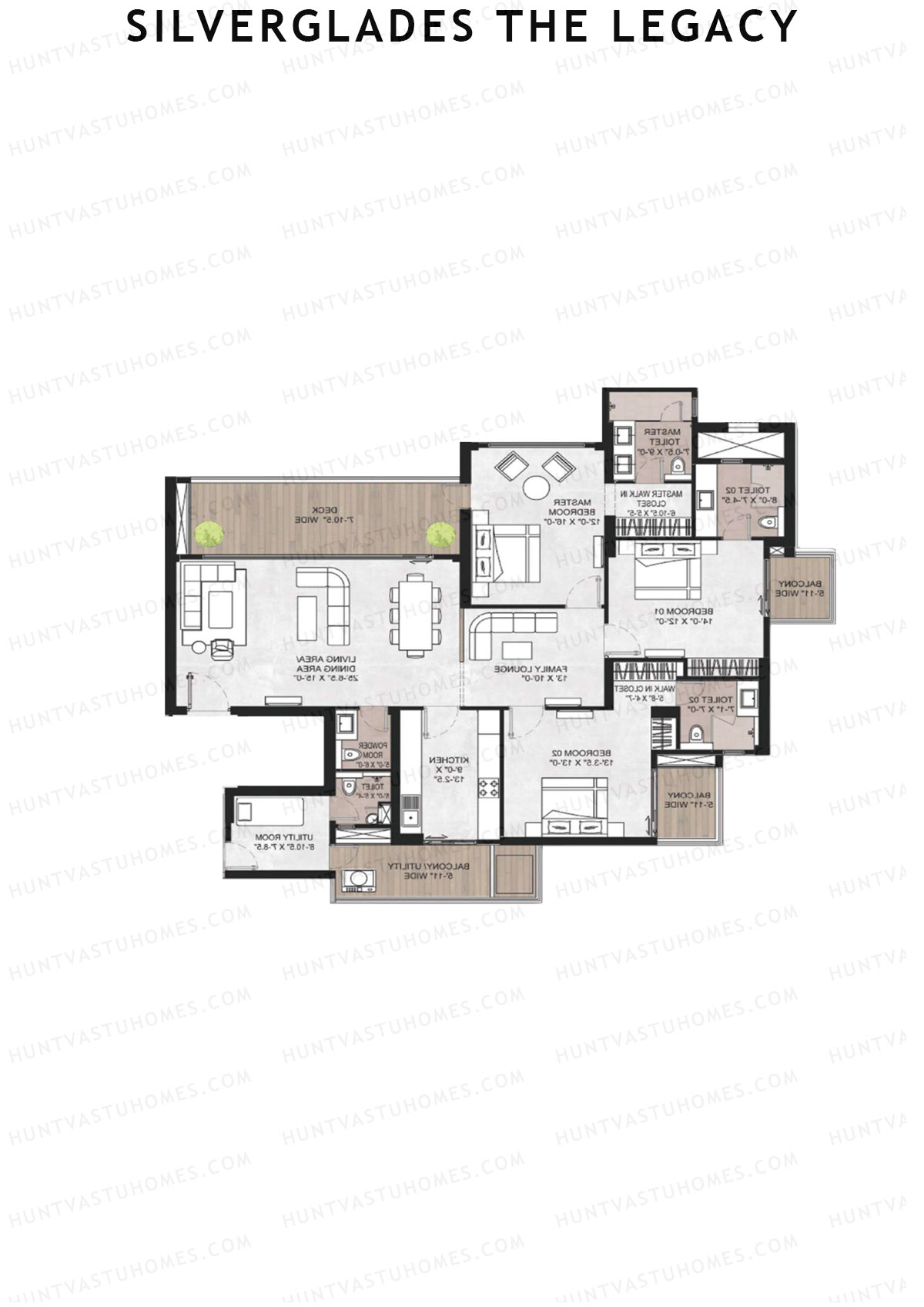Silverglades The Legacy Tower A Unit 4 Floor Plan