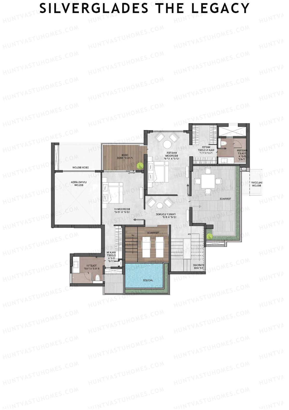 Silverglades The Legacy Tower A Unit 4A TYPE PH LW(Penthouse) Floor Plan