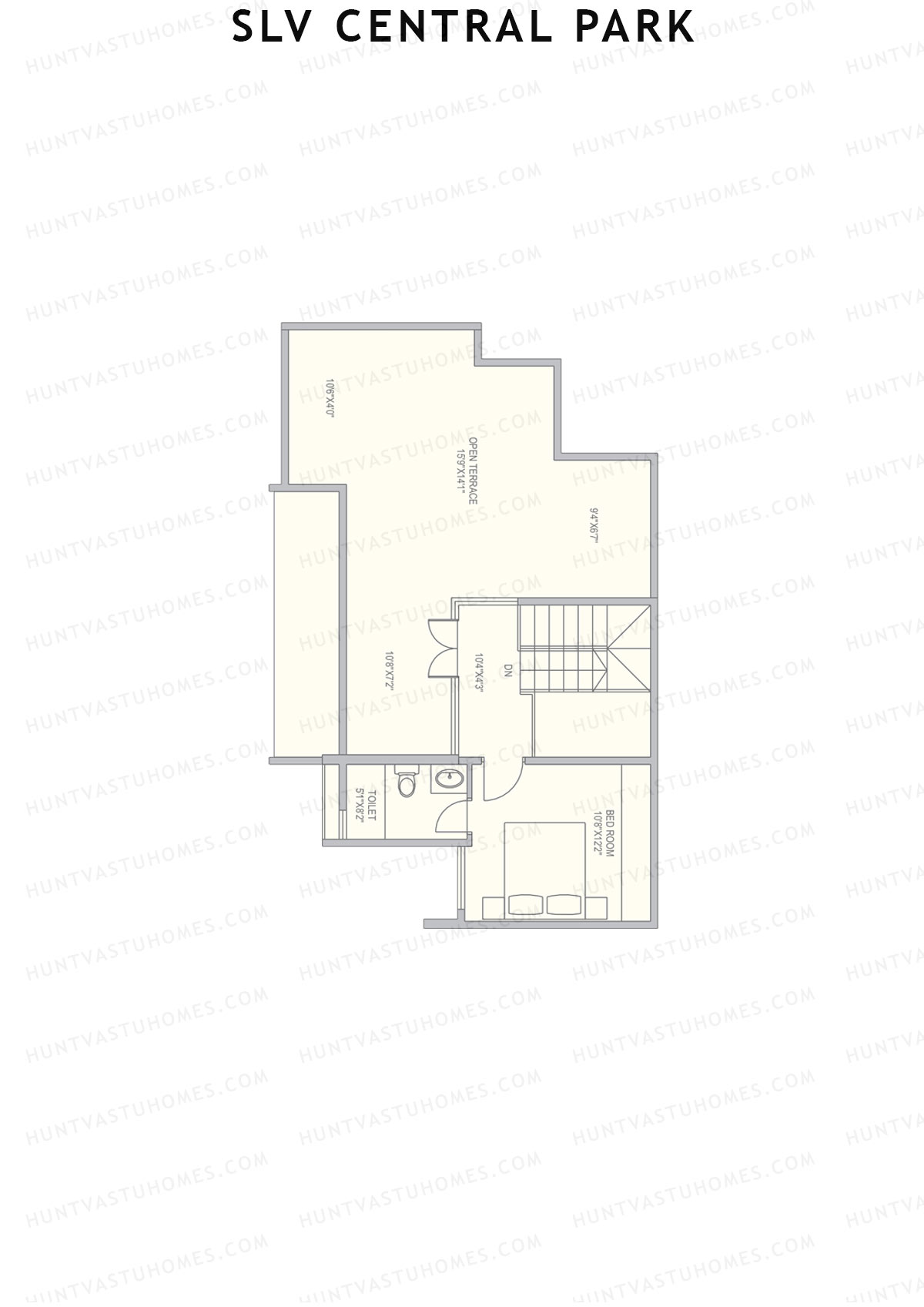 SLV Central Park Block A Unit 15 (Duplex ) Floor Plan