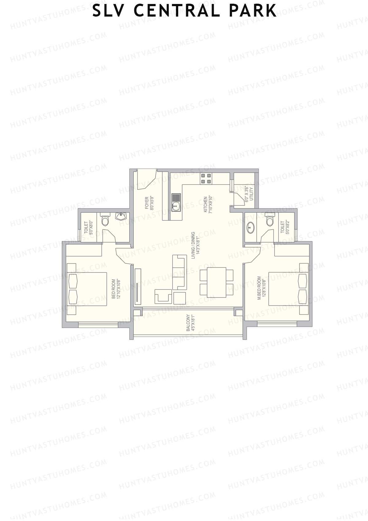 SLV Central Park Block A Unit 17 Floor Plan