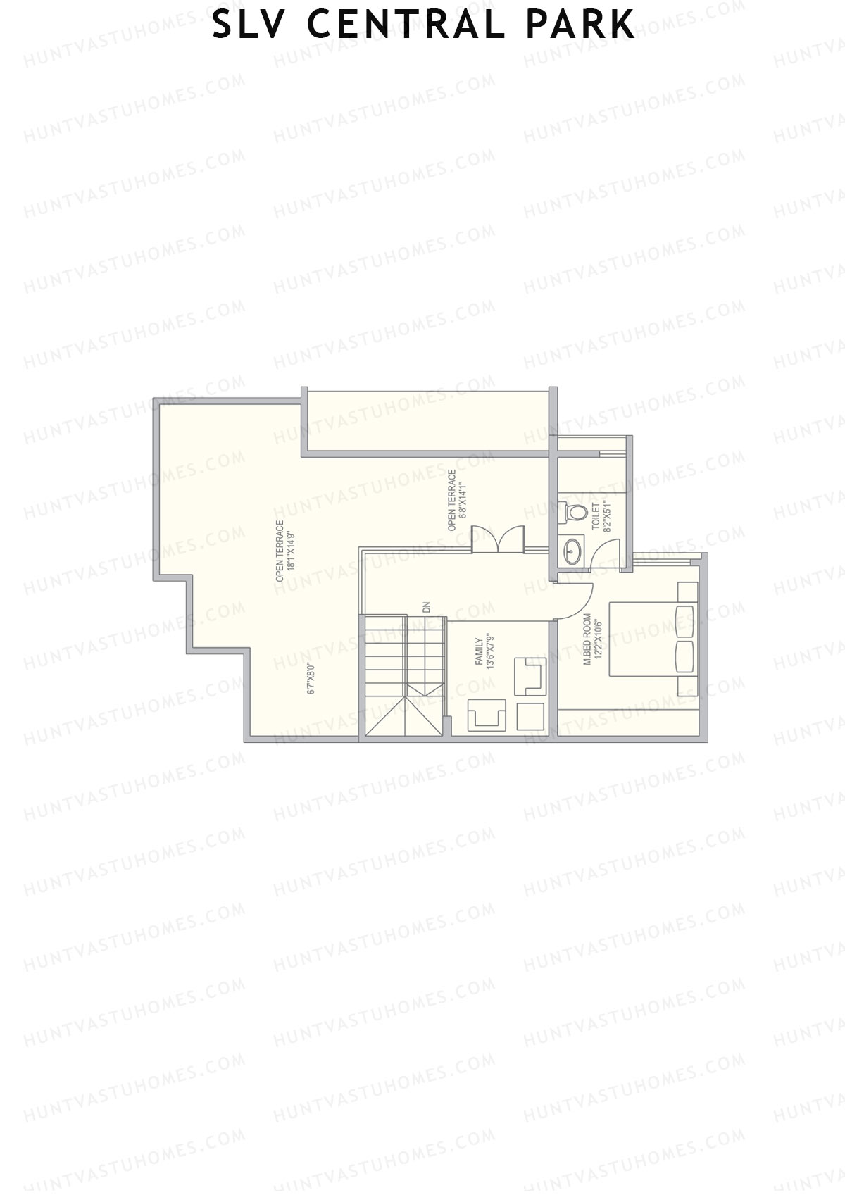 SLV Central Park Block A Unit 1 (Duplex ) Floor Plan
